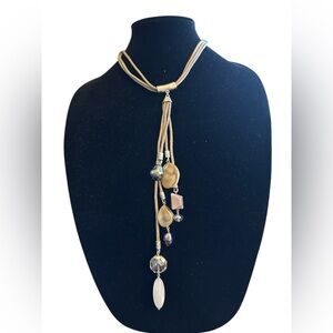 Chico's Gold and Silver Multi-Strand Necklace